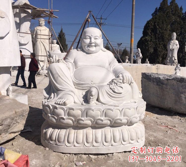 山西大肚弥勒佛石雕