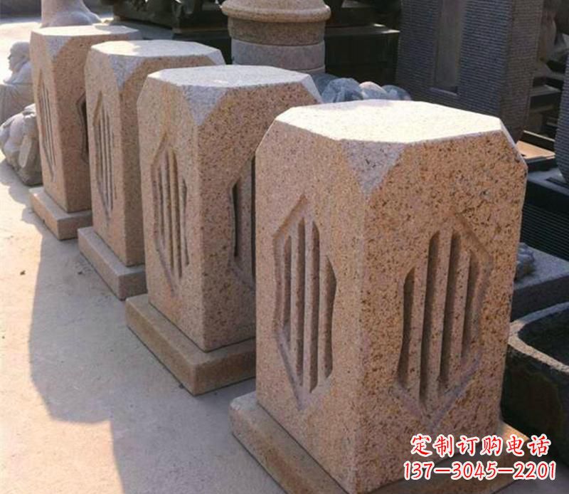 山西精美的大理石灯雕塑