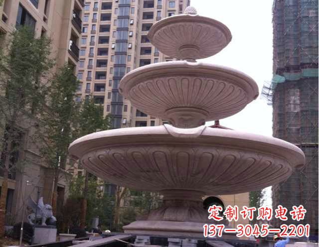 山西大理石大型喷泉石雕宏伟精美的艺术之作