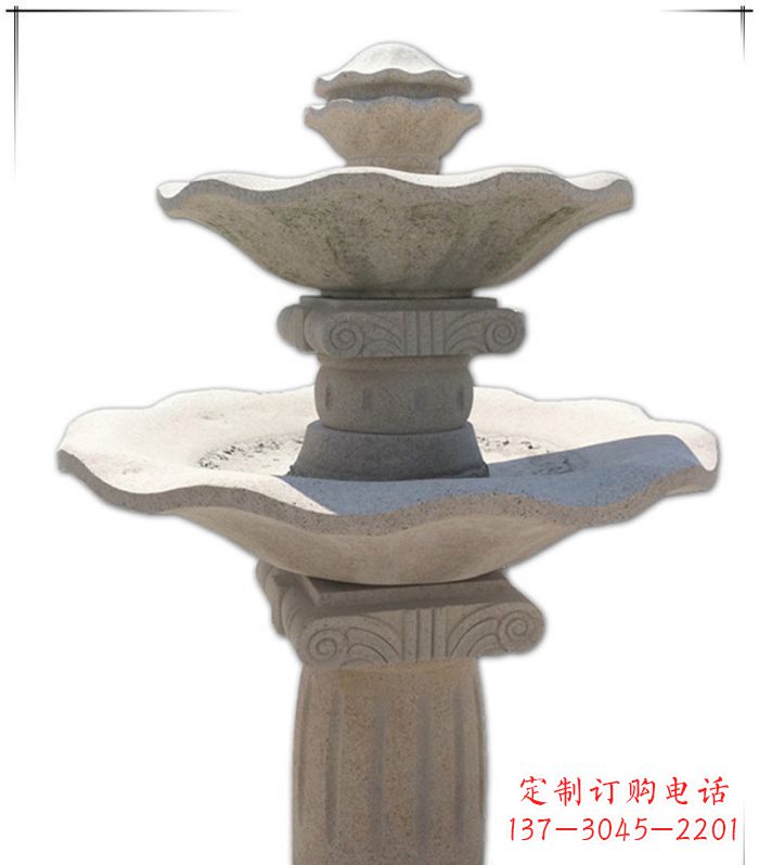 山西大理石多层喷泉石雕精美绝伦的艺术形式