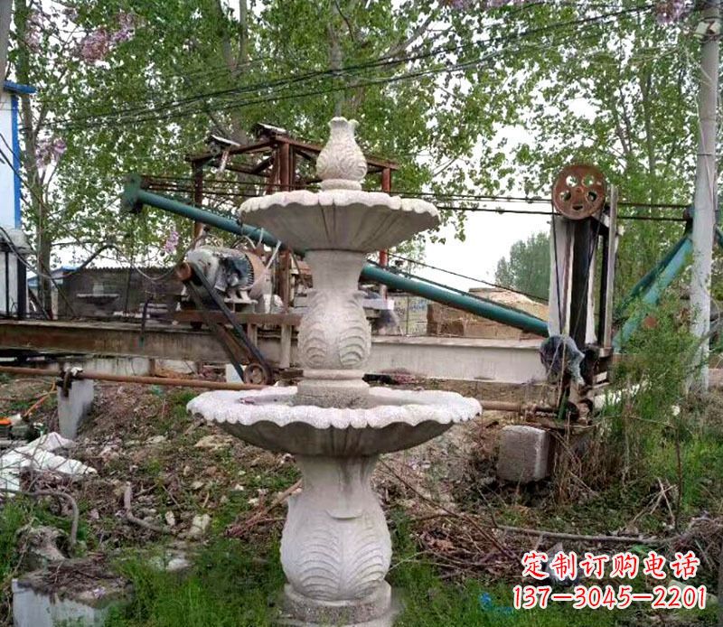 山西大理石多层喷泉石雕雕塑艺术的精美之作