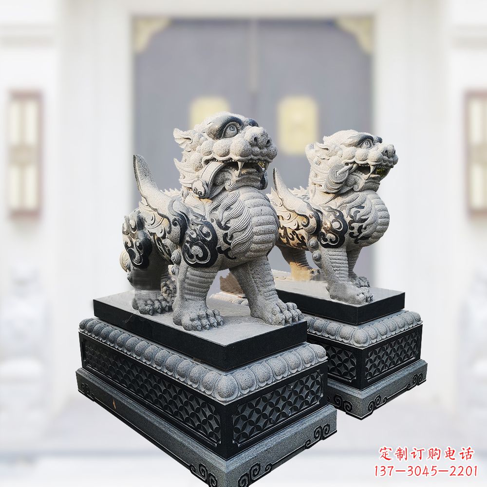 山西大理石雕刻的貔貅