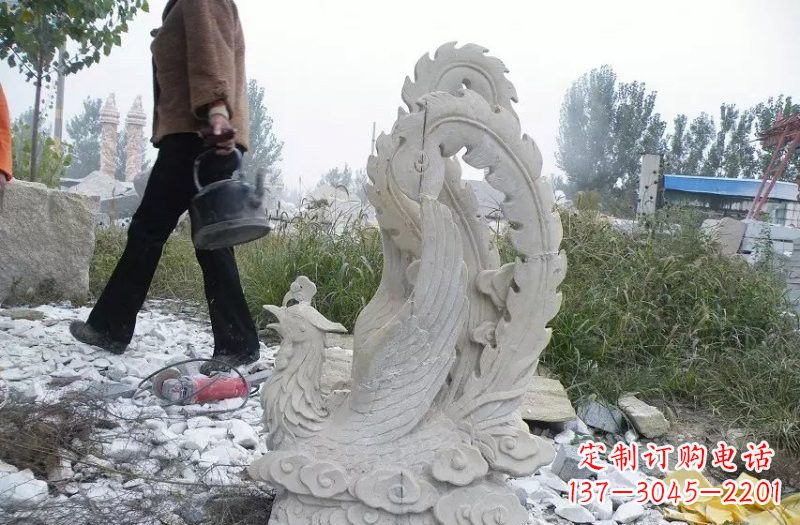 山西凤凰雕塑传承瑰丽的古老文化