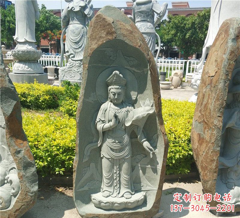 山西大理石观音像,以灵性铭刻记忆