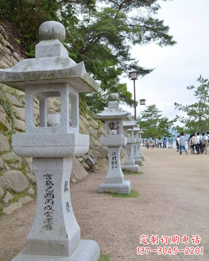 山西大理石古代宫灯