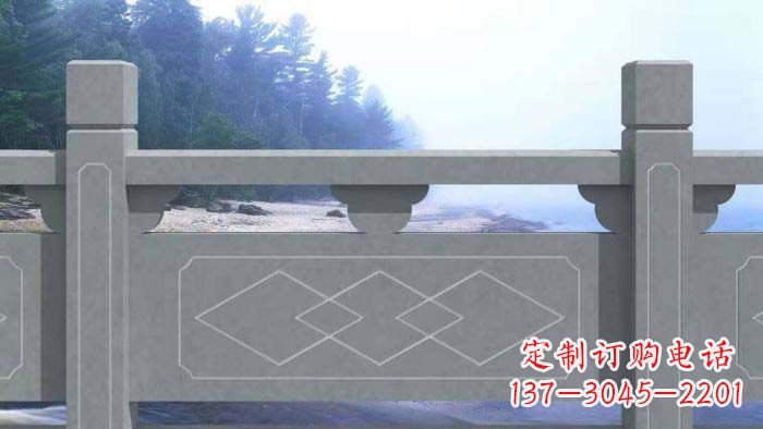 山西大理石护城河栏板石雕 (2)