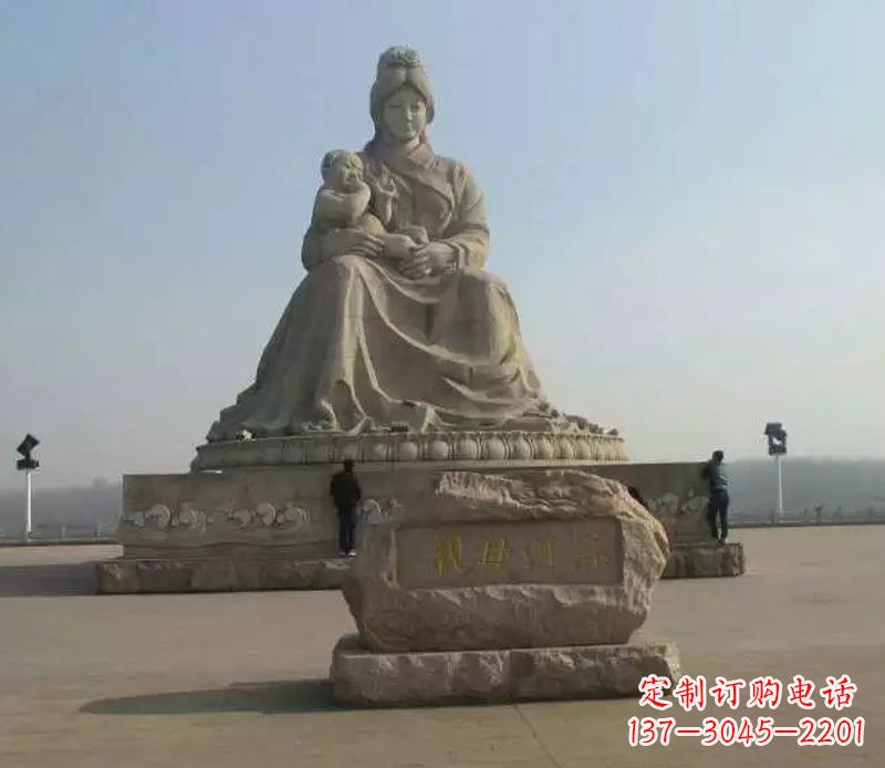 山西大理石母亲精美雕塑
