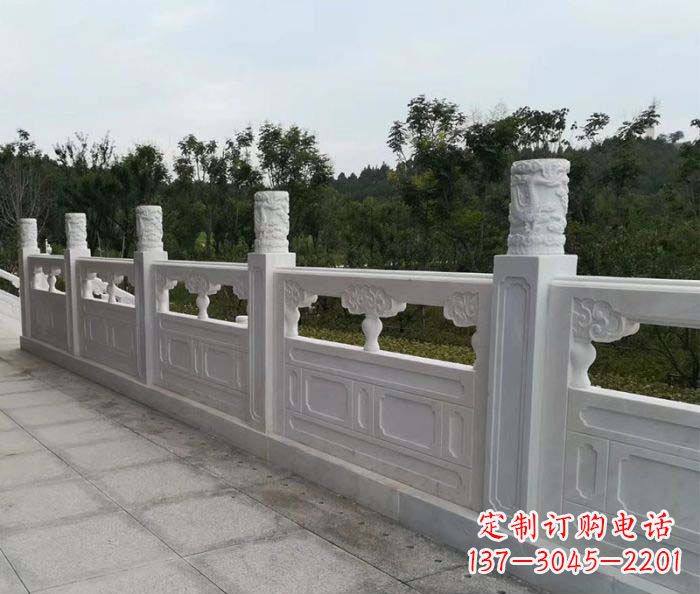 山西精美绝伦大理石栏板雕塑