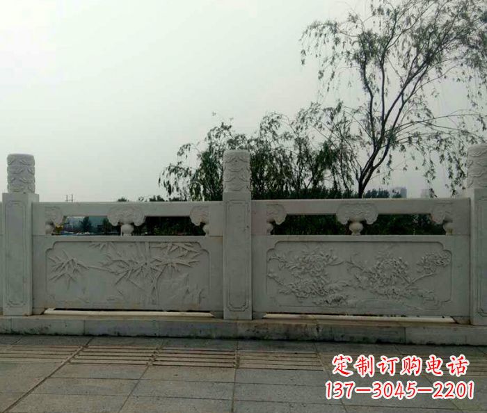 山西精美大理石栏板石雕