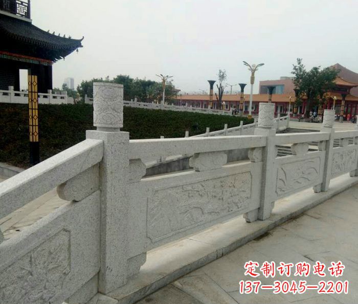 山西大理石景区栏板石雕_1
