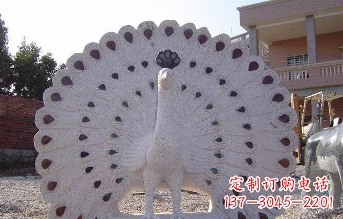 山西精美绝伦的孔雀石雕塑
