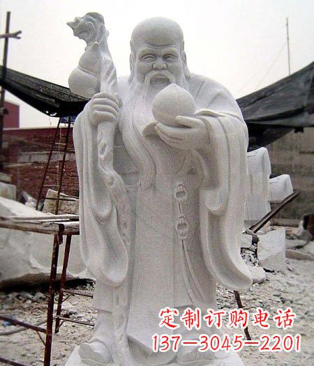 山西大理石寿星雕塑