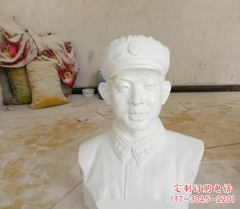 山西大理石雷锋石雕