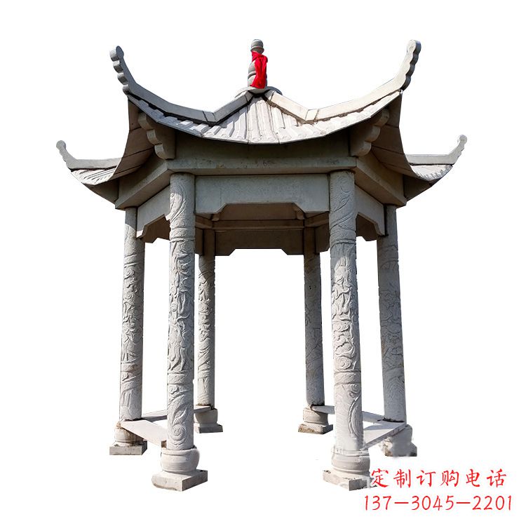 山西中领雕塑大理石凉亭雕塑