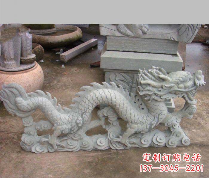山西大理石龙雕塑