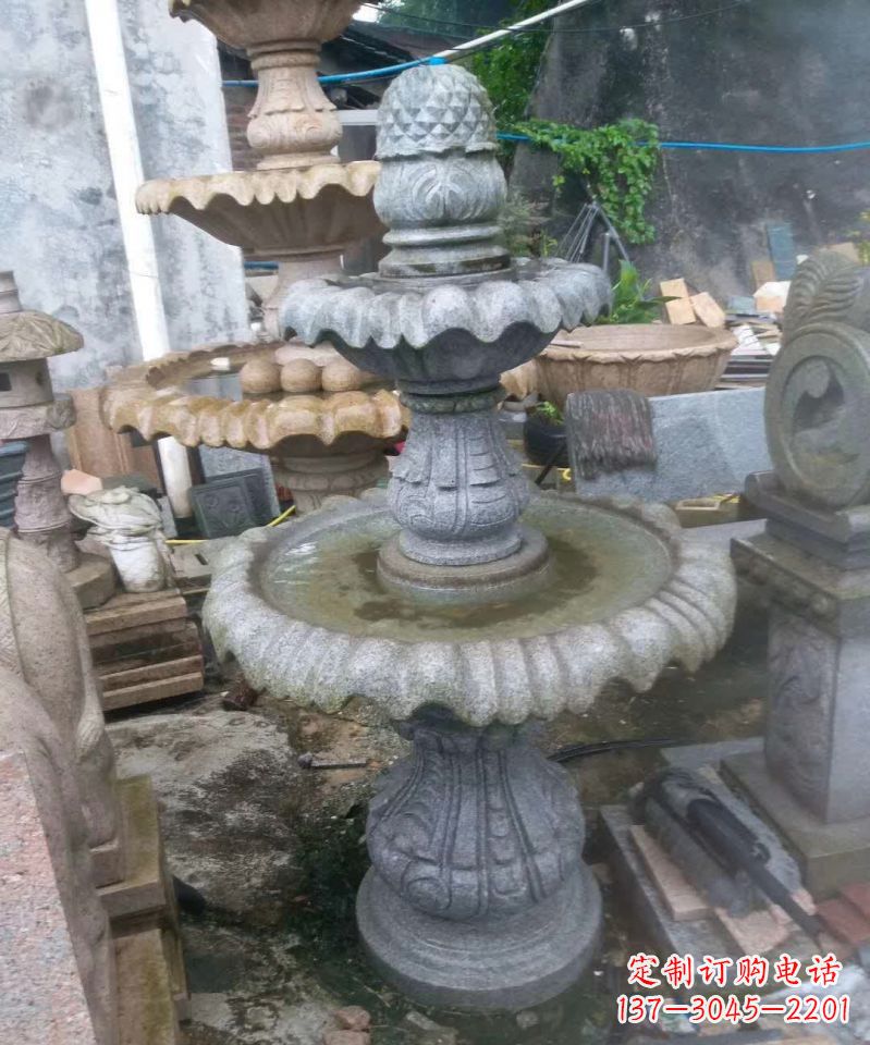 山西大理石喷泉雕塑 (2)