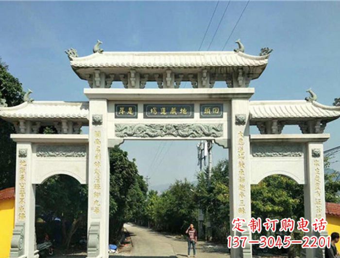 山西大理石牌坊雕塑