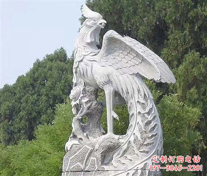 山西大理石凤凰雕塑