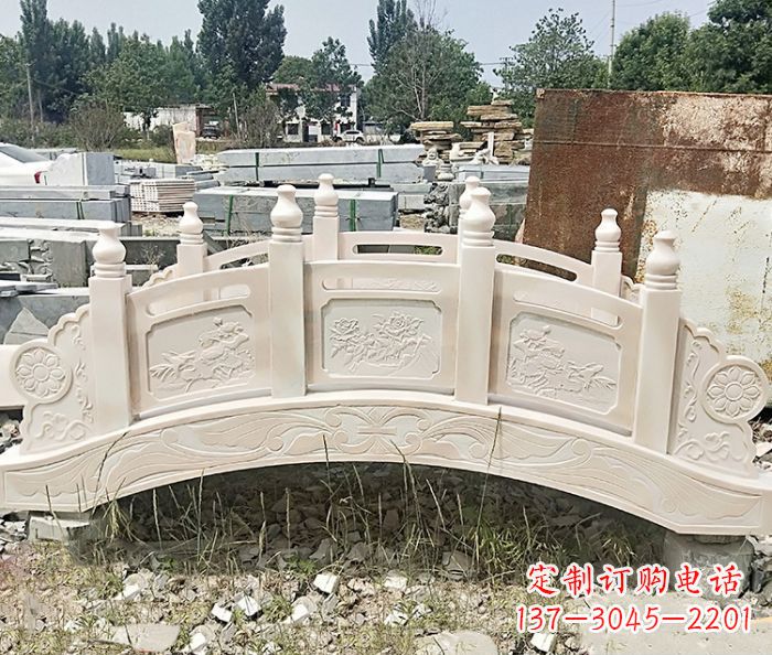 山西大理石小型拱桥雕塑