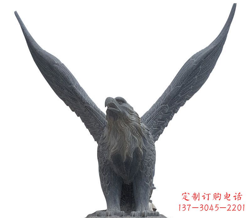 山西大理石老鹰雕塑
