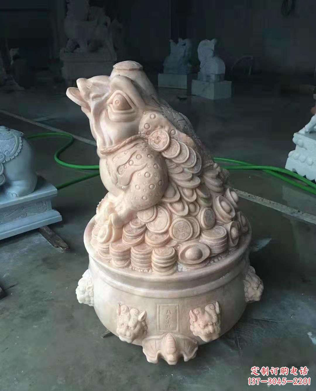 山西精致石雕动物雕塑