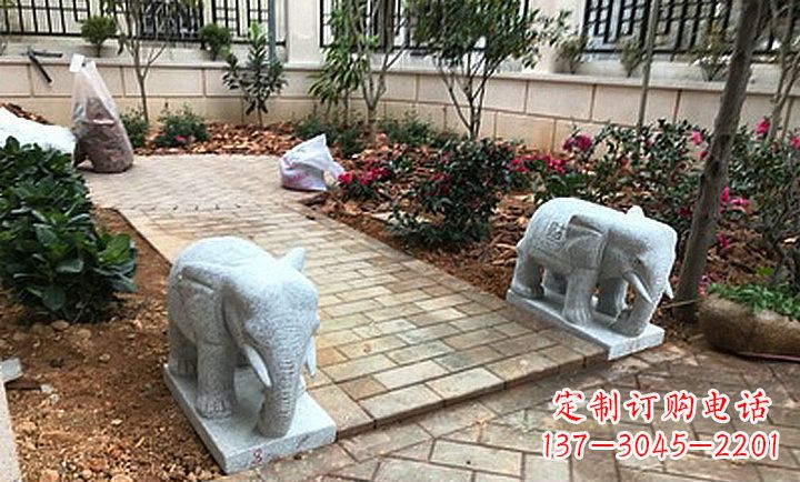 山西大理石小象石雕,让你的大好家园更加美丽