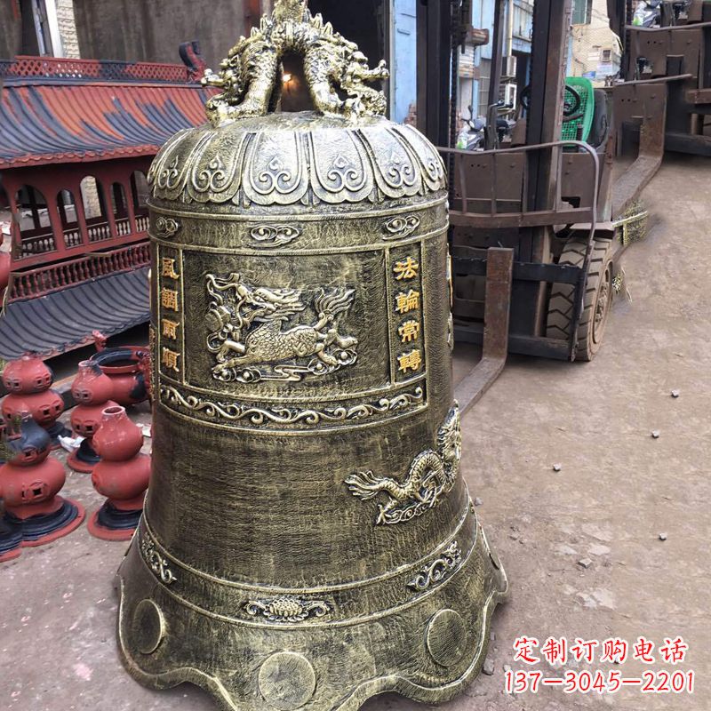 山西华中领雕塑历久弥新的铜钟雕塑