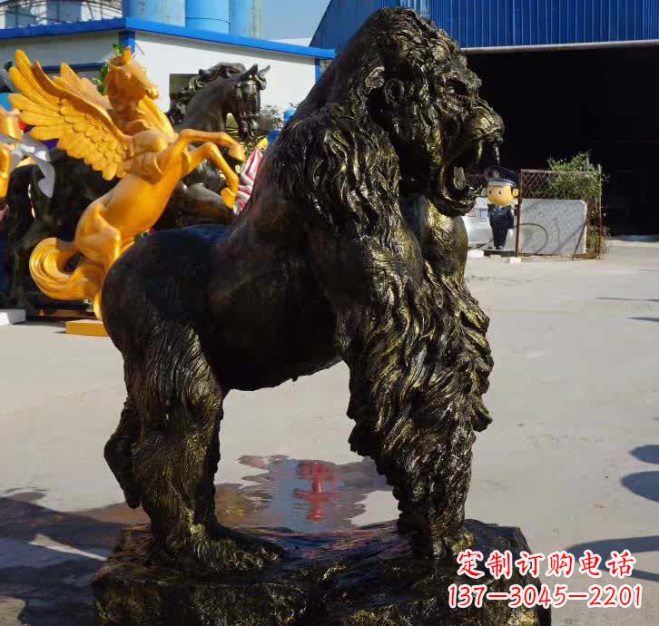 山西大猩猩铜雕塑——匠心细节臻完美