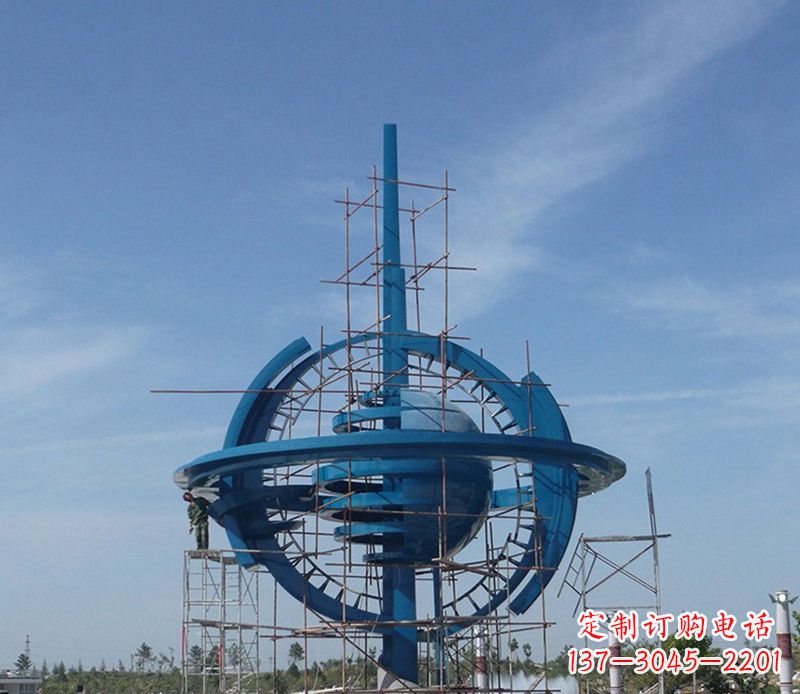 山西品质卓越的大型不锈钢地球雕塑