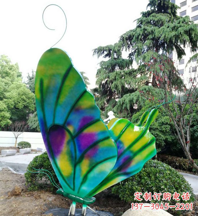 山西不锈钢蝴蝶雕塑,装点城市广场
