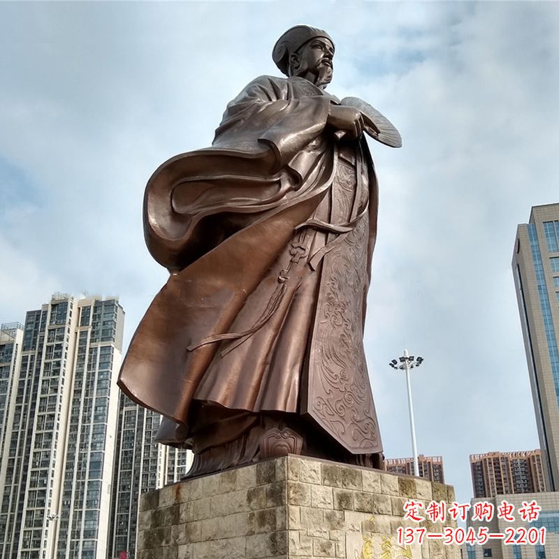 山西珍贵的雕塑艺术--诸葛亮卧龙先生