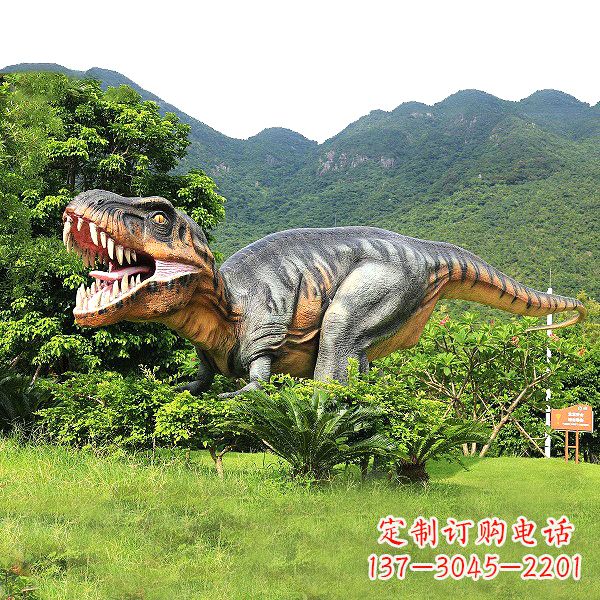 山西大型仿真恐龙公园雕塑