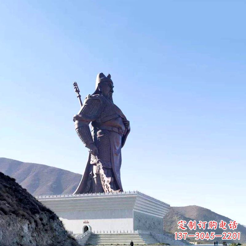 山西关公铸铜雕塑——传承三国历史文化的精美雕塑