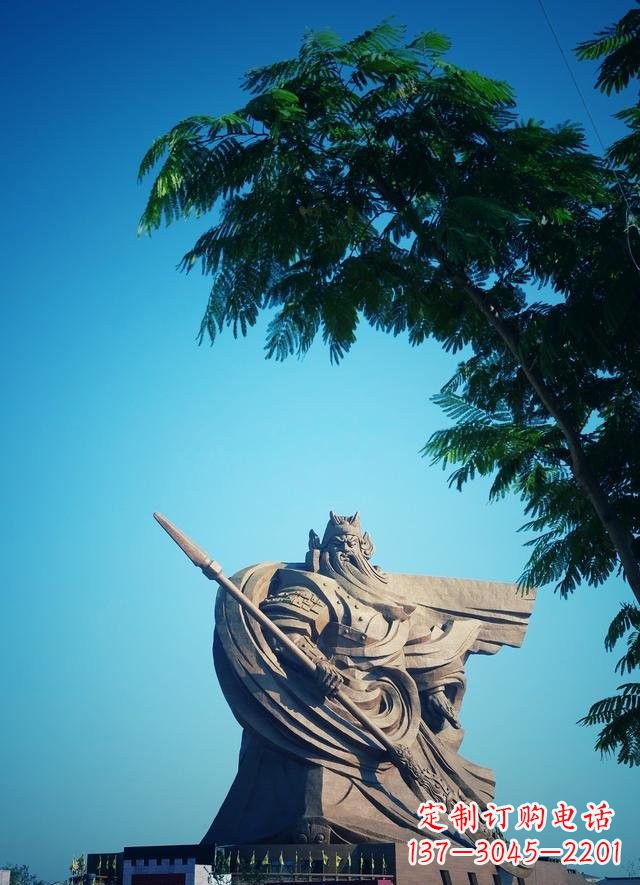 山西大型关公石雕