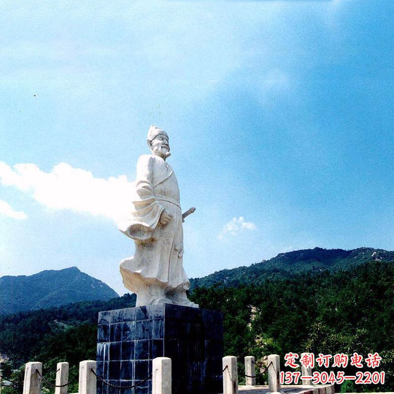 山西大型景区历史名人朱元璋石雕塑像