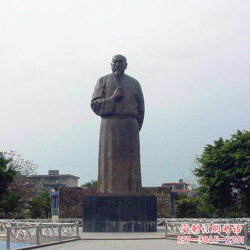 山西大型景区历史文化名人林则徐景观石雕像