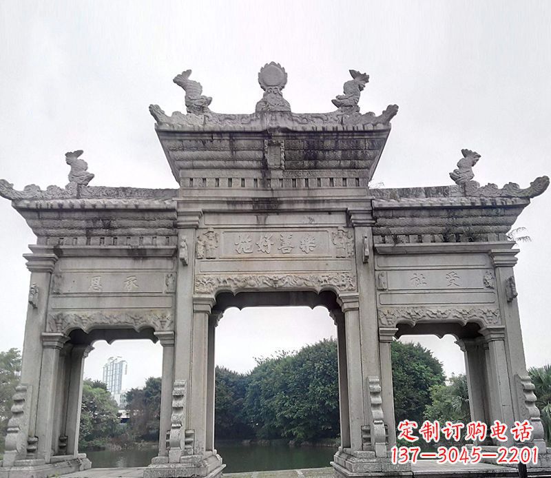 山西大型牌坊石雕
