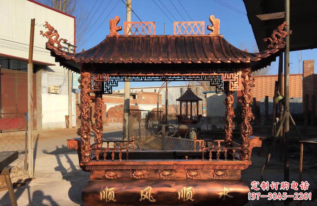 山西大型铜雕香炉