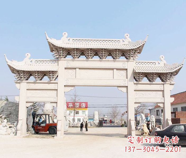 山西精美牌坊雕塑