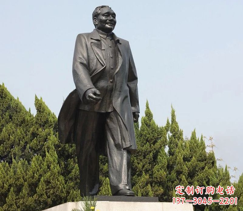 山西邓小平公园伟人铜雕