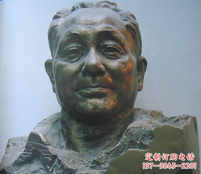 山西邓小平铜伟人校园名人铜雕