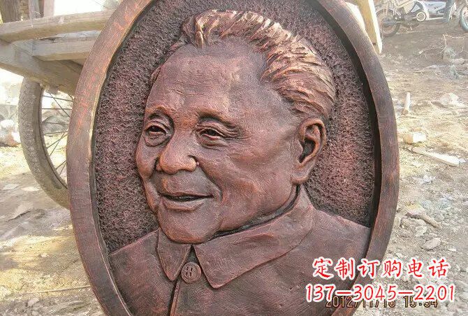 山西传承历史,永记邓小平——邓小平头像铜雕塑