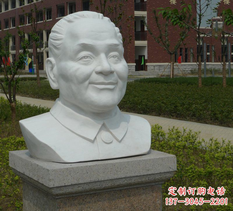 山西精美邓小平胸像石雕