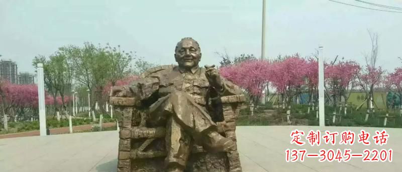 山西中领雕塑邓小平坐式铜雕