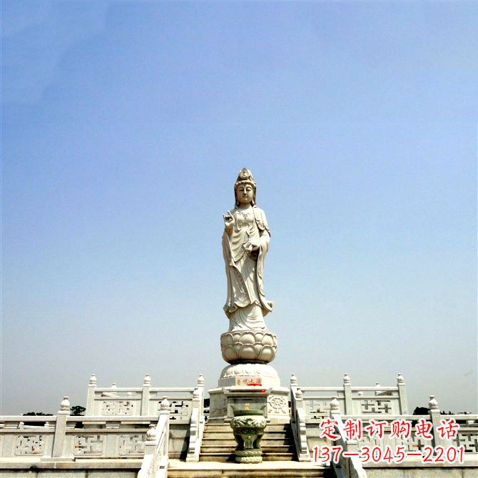 山西观音大型石雕景观雕塑