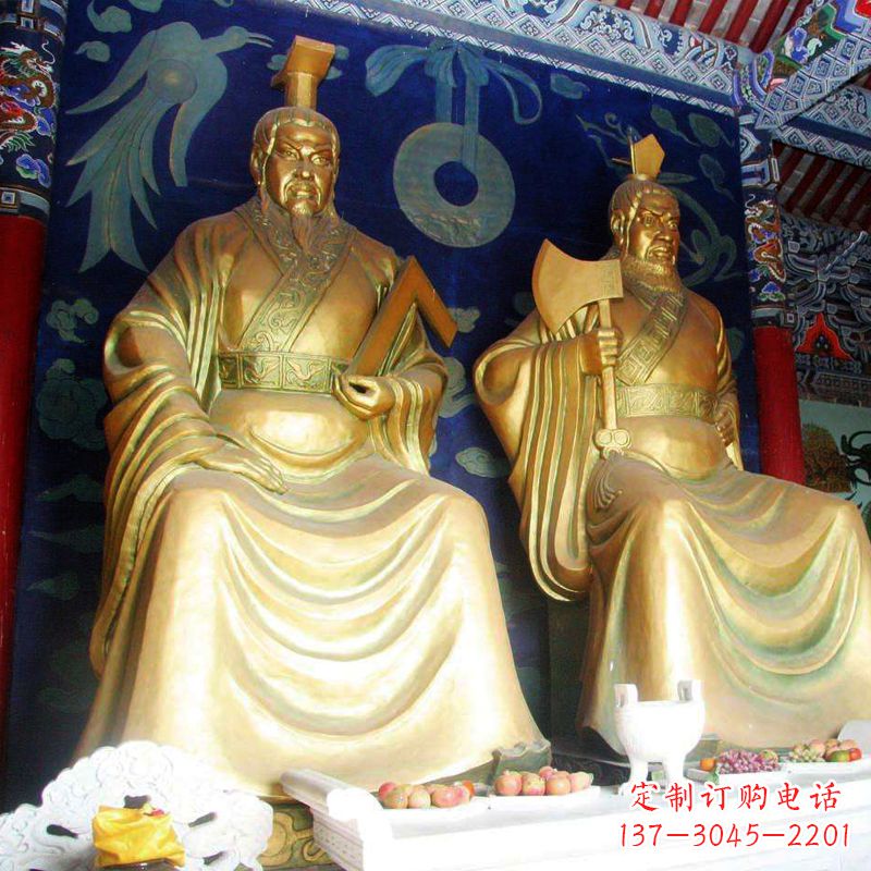 山西帝喾铜雕神像，让你的家居更有气质