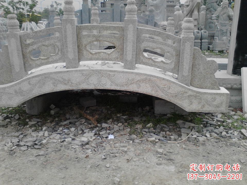 山西雕刻小型石桥 拱形石雕桥园林 庭院专用_198