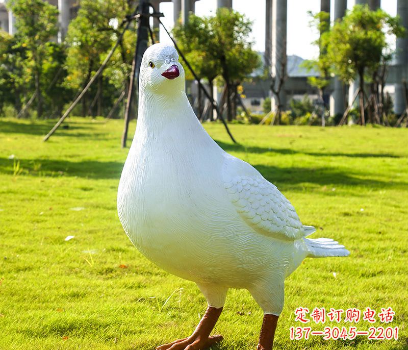 山西雕塑和平鸽
