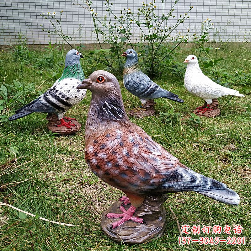 山西纪念和平鸽雕塑