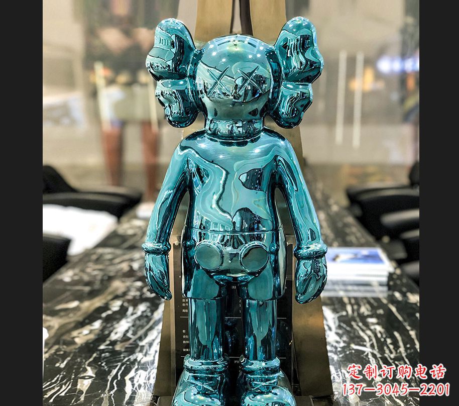 山西动漫不锈钢机器人雕塑